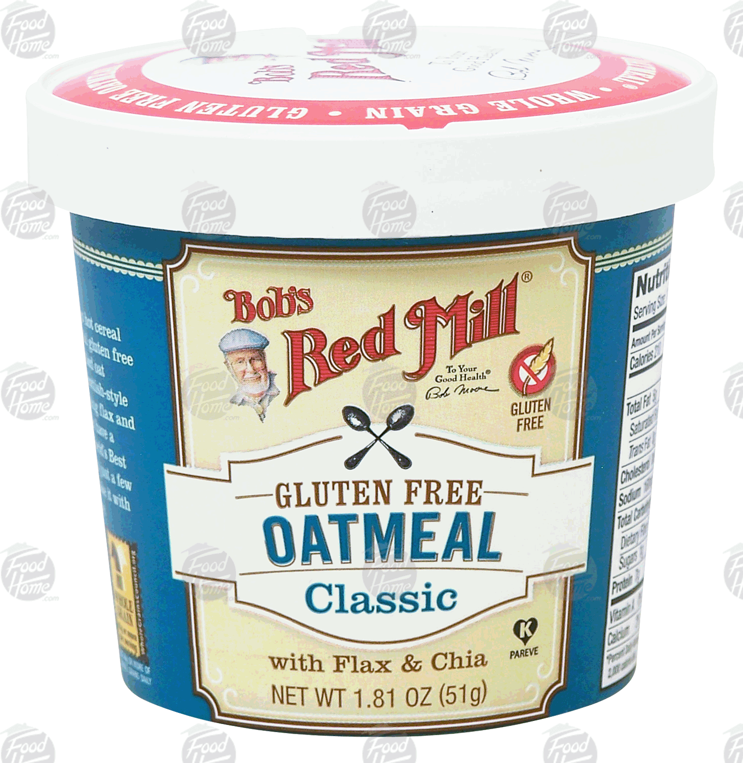 Bob's Red Mill Classic oatmeal with flax & chia gluten free Full-Size Picture